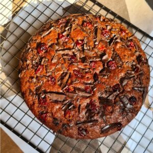 Cranberry Banana Chocolate (eggless)