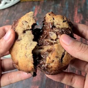 Chocolate and Nutella Monster Cookie (one cookie)